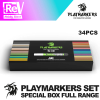 AK PLAYMARKER COLORS MARKER SET SOFT TIPPED MARKER