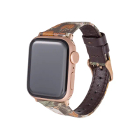 【Gramas】Apple Watch 38/40/41/42mm 仕女彩繪錶帶 BEST OF MORRIS 聯名限量款(棕色)