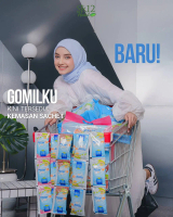 SR12 Go Milku Sachet Susu Etawa Bubuk/Pack & Rencengan BPOM Rendah gula