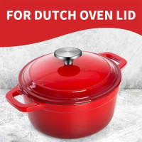 4 Sets Dutch Oven Knob Stainless Steel Replacement Knob Pot Lid Handle for Le Creuset Aldi Lodge Enameled Dutch Oven