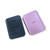 【中壢NOVA-水世界】FUJIFILM 富士 拍立得 即可拍 mini SQUARE 方型 底片 收納盒 鐵製收納盒