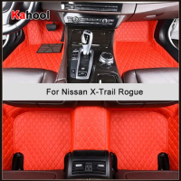 KAHOOL Custom Car Floor Mats For Nissan X-Trail Rogue XTrail Auto Accessories Foot Carpet