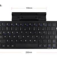 Fashion Portable Keyboard for Huawei MediaPad M6 10.8-inch Bluetooth Keyboard Mouse with Bracket Russian