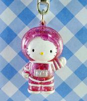 【震撼精品百貨】Hello Kitty 凱蒂貓~KITTY鎖圈-太空人