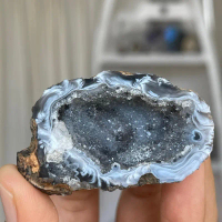Agate geode for calming your mind from Brazil