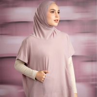 HEYLOCAL'S FLEXY SPORT VEST HIJAB BLUSH