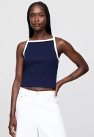 GAP Sleeveless Apron Crop Top