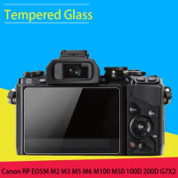Tempered Glass Lens LCD Screen Protector Protective For Canon EOS M M2 M3 M5 M6 M10 M50 M100 100D KISS 100