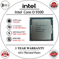 CPU đã qua sử dụng Intel Core i3 9300 (i3 9300), xung nhịp 3,7 GHz, bộ xử lý quad core với 4 luồng, 