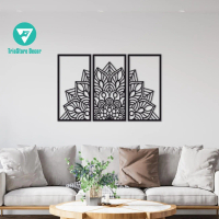 Hiasan Dinding Kayu Motif Mandala Aesthetic Dekorasi Rumah Minimalis Elegant