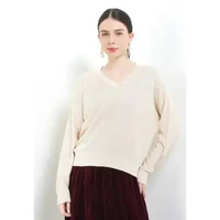 Hush Puppies Sweater Wanita Louwn Beige M