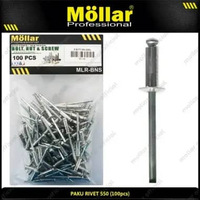 MOLLAR 93-144 Paku Rivet 550 Ripet Tembak 4 mm x 12.7 mm - 100 pcs