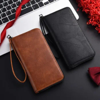 New Men's Zipper Wallet Long Large Capacity Mobile Wallet Business Fashion Men's Wallet Purses Monederos Para Mujer