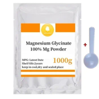 50-1000g Magnesium Glycinate Mg,100% Powder,Free Shipping