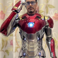Hot Toys 1/6 Mms500-D27 Marvel Avengers Alloy Iron Man Mk7 Anime Peripheral Action Figure Collection Model Toys Children Gifts