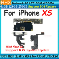 Unlocked For iPhone XS / X S 64gb/256gb Mainboard With FACE ID Full Chips Support IOS System Update For iPhone XS Logic Board