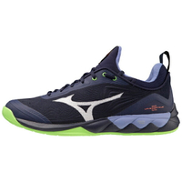 Mizuno Wave Luminous 2 [V1GA212011] 男 排球鞋 運動 比賽 襪套式 止滑 深藍 紫綠