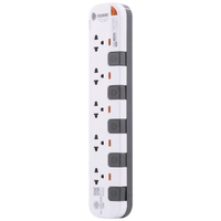 รางปลั๊ก5ช่อง 5สวิตช์10ม.มอก.ขาวเทา โตชิโน P5310-10M WG