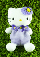 【震撼精品百貨】Hello Kitty 凱蒂貓~絨毛娃娃-紫花