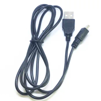 Black &amp; White USB Data Sync Cable for Panasonic HDC-TM700 HDC-TM80 HDC-TM90 PV-GS9