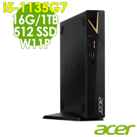 Acer 宏碁 RN-96 迷你電腦(i5-1135G7/16G/1TB+512G SSD/W11P)