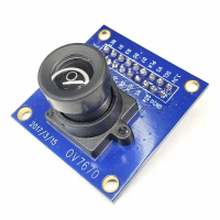 โมดูลกล้อง OV7670 สำหรับบอร์ดพัฒนาข้อกำหนดสูง STM32, 25 องศา, 640*480, เลนส์ไม่มีการบิดเบือนแบบปรับไ