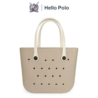 Hello Polo รุ่น BH2002 กระเป๋าสวยๆ ใส่ของได้เยอะ กระเป๋าแฟชั่น ใบใหญ่ สะพายไหล่ ขนาด 30x42 ยาง EVA ท
