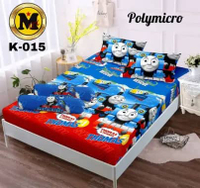 sprei sudah satu set sarung bantal dan guling motif karaketer lucu termurah adem lembut tidak pudar 