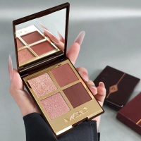 4 Color All in 1 Makeup Palette! ✨🎨 Matte & Shimmer Eyeshadows + Contour + Blush | Pink/Brown Q7Y0