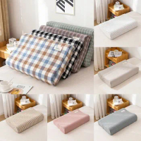 Fashion Cotton Latex Pillowcase Bedroom Sleeping Memory Foam Latex Pillows Case Neck Healthcare Pillow Covers 30x50/40x60cm