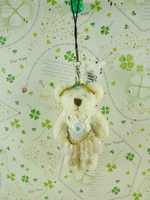 【震撼精品百貨】泰迪熊 Teddy Bear 吊飾-芭蕾藍 震撼日式精品百貨