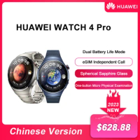 2023 New Huawei Watch 4 Pro Smart Watch ESIM Independent Call Men Women Full Touch Screen Health Monitor Bluetooth Sport Watch