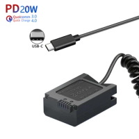 EP-5G USB-C Cable PD Adapter Kit EN-EL25 ENEL25 EN-EL25a ENEL25a Dummy Battery for Nikon Z fc Zfc Z30 Z50 Digital Cameras