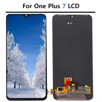 100% Tested Original LCD Screen With Frame For Oneplus 7 LCD Display Touch Screen Digitizer Assembly Replaceable