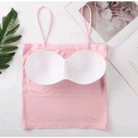 Paket Murah (Paket Usaha) 3Pcs Tanktop Wanita Ada Cup Tanpa Kawat Pakaian Dalam Tali Spaghetti IceSi
