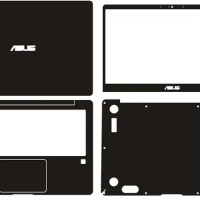 4PCS Skin Sticker Cover Case Film For ASUS ZenBook UX331 UX331UA UX331UAL UX331UN 13.3"