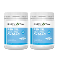 【Healthy Care】澳洲深海魚油 Omega-3膠囊 2入組(400顆入/DHA/EPA/原廠公司貨)
