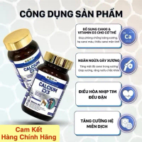 Viên Uống CALCIUM D3 EXTRA - Bổ Sung Canxi Nano D3, K2, Hỗ Trợ Tăng Chiều Cao, Cho Xương Chắc Khoẻ (