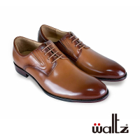 【Waltz】質感 側V綁帶 牛皮 紳士鞋 皮鞋(4W111079-06 華爾滋皮鞋)