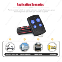433MHz Universal Remote Control Copy Duplicator Automatic Cloning Multifrequency Remote Control for Garage Gate Door Control