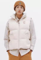 MLB BASIC FLEECE REVERSIBLE LIGHT DOWN VEST CLEVELAND INDIANS