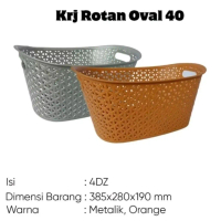 (3pcs) Keranjang plastik bentuk rotan anyaman keranjang baju pakaian serbaguna