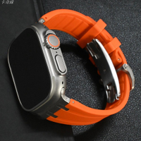 DIY改裝 橡樹AP錶帶 液態矽膠防水錶帶 適用Apple Watch Ultra 49mm 8 9代