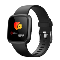 V12C Smart Watch Life Waterproof Sports Men Women Wristband Fitness Tracker Blood Oxygen Heart Rate Monitor Bluetooth Smart