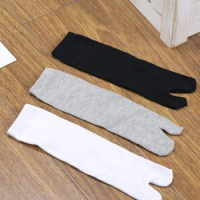 Bamboo Japanese Men And Women Summer Fiber Two Finger Socks Black Kimono Flip Flop Sandal Split Ninjia White Tabi Toe