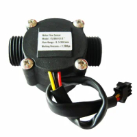 2pcs Gas water heater boiler water flow sensor / 1-30L / min Hall water flow switch /G1/2 water dispenser turbine flowmeter