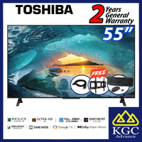 Five year warranty (Free Shipping) Toshiba 55" 55M550MP QLED 4K UHD Android [Free Wireless Keyboard 