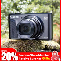 Canon PowerShot SX740 HS Portable Telephoto Digital Camera 40X Optical Zoom Macro Image Stabilization 4K VIdeo Wi-Fi Black Body