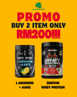 Azgard L-Arginine + AAKG + Sixstar Whey Protein