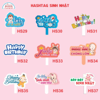 Hashtag cầm tay chúc mừng sinh nhật